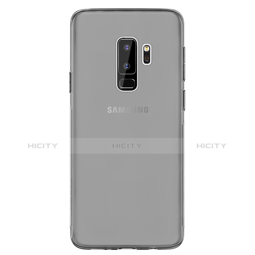 Custodia Silicone Trasparente Ultra Sottile Morbida T20 per Samsung Galaxy S9 Plus Grigio