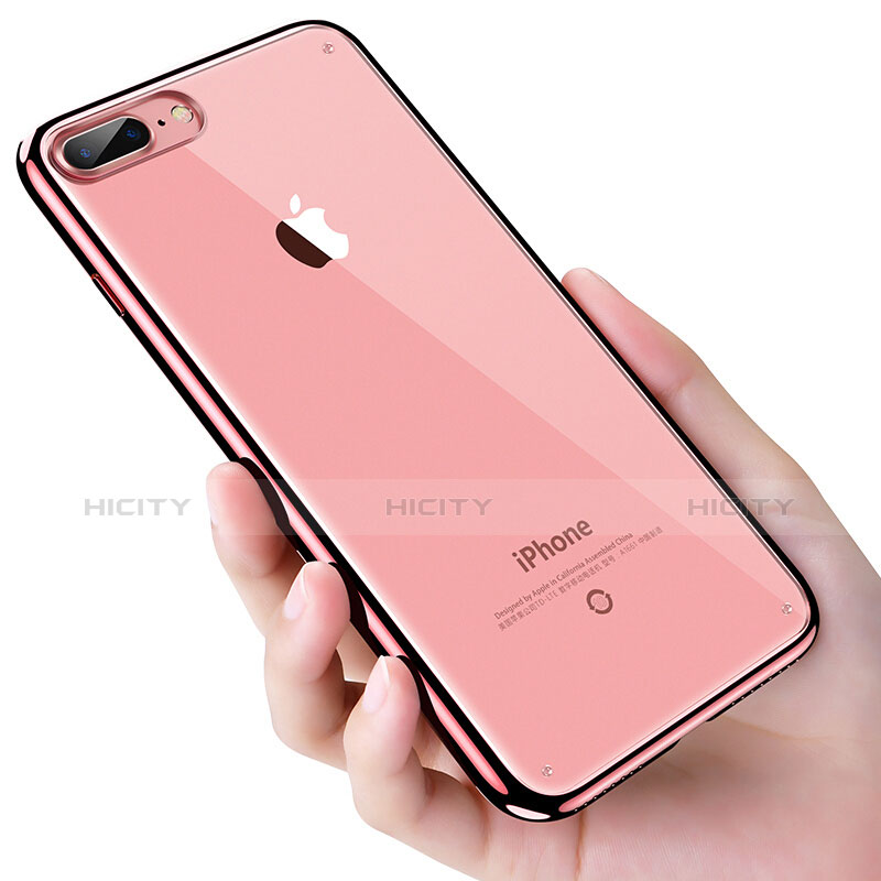 Custodia Silicone Trasparente Ultra Sottile Morbida T21 per Apple iPhone 8 Plus Chiaro
