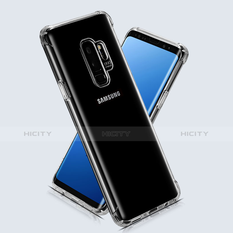 Custodia Silicone Trasparente Ultra Sottile Morbida T22 per Samsung Galaxy S9 Plus Chiaro