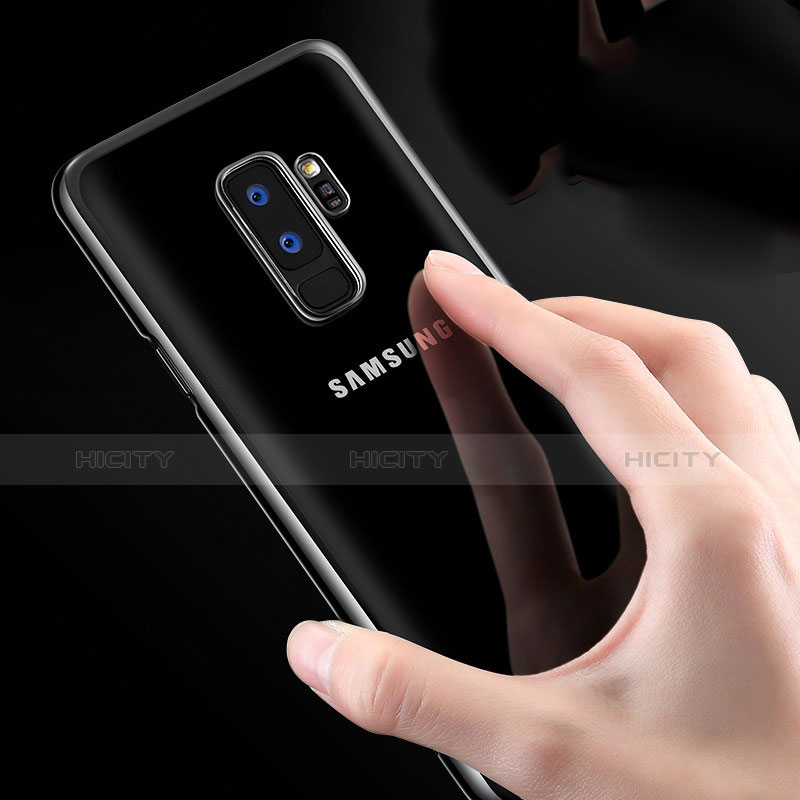 Custodia Silicone Trasparente Ultra Sottile Morbida T23 per Samsung Galaxy S9 Plus Bianco