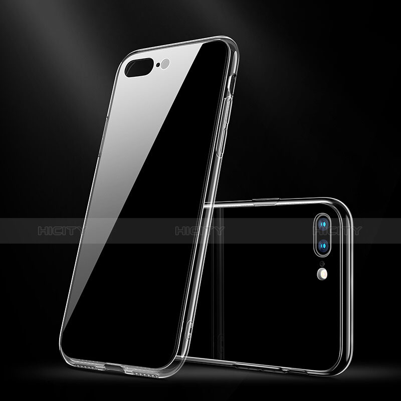 Custodia Silicone Trasparente Ultra Sottile Morbida T26 per Apple iPhone 7 Plus Chiaro