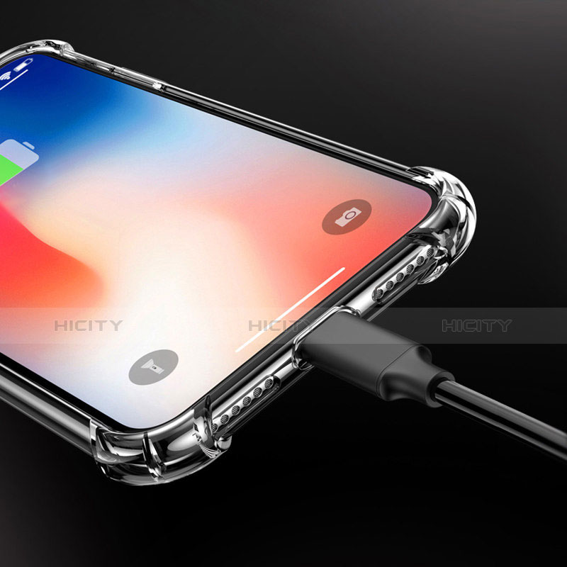 Custodia Silicone Trasparente Ultra Sottile Morbida V10 per Apple iPhone Xs Max Chiaro