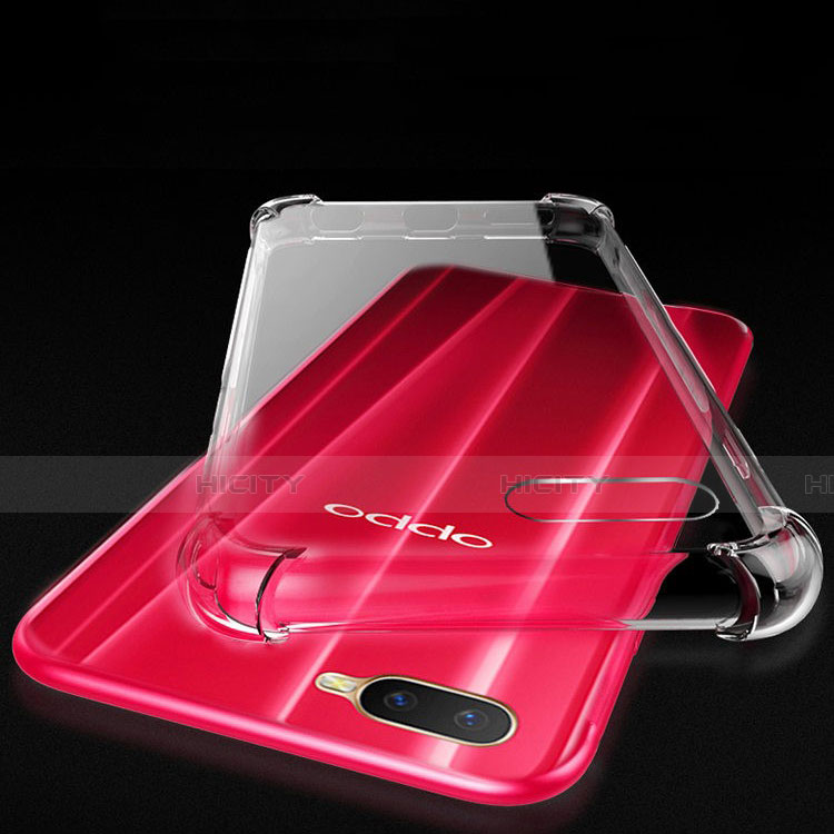 Custodia Silicone Trasparente Ultra Sottile Morbida Z05 per Oppo K1 Chiaro