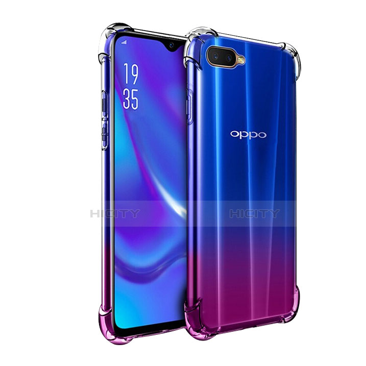 Custodia Silicone Trasparente Ultra Sottile Morbida Z05 per Oppo R15X Chiaro