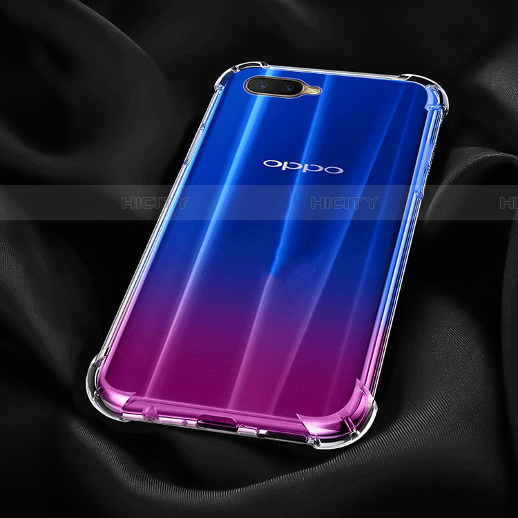 Custodia Silicone Trasparente Ultra Sottile Morbida Z05 per Oppo RX17 Neo Chiaro