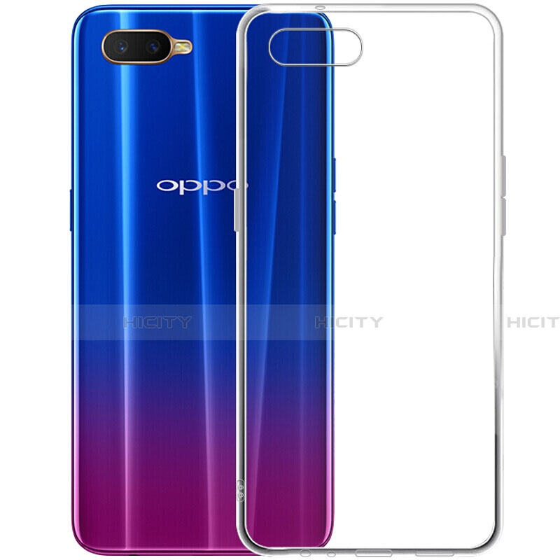 Custodia Silicone Trasparente Ultra Sottile Morbida Z07 per Oppo R17 Neo Chiaro