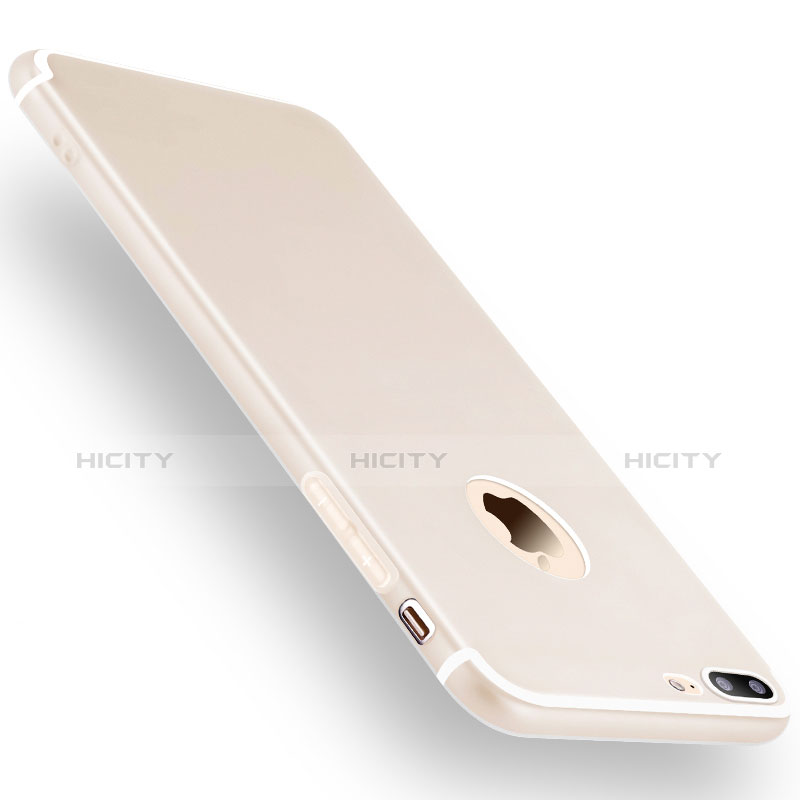 Custodia Silicone Ultra Sottile Cover Morbida Z15 per Apple iPhone 7 Plus Bianco