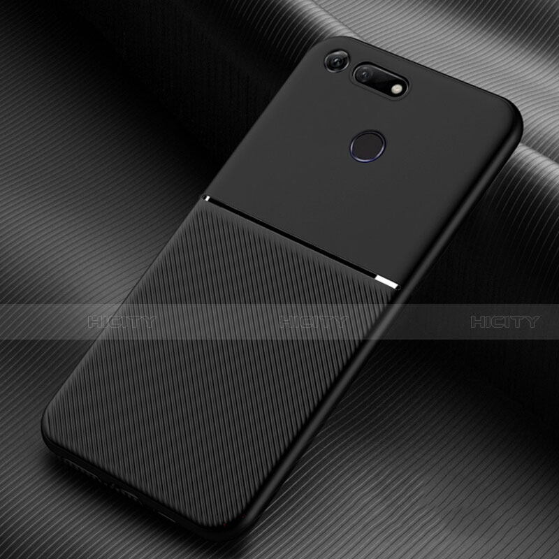 Custodia Silicone Ultra Sottile Morbida 360 Gradi Cover C01 per Huawei Honor V20 Nero