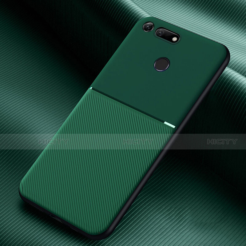 Custodia Silicone Ultra Sottile Morbida 360 Gradi Cover C01 per Huawei Honor View 20 Verde