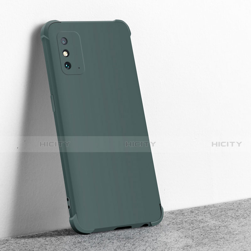 Custodia Silicone Ultra Sottile Morbida 360 Gradi Cover C01 per Huawei Honor X10 Max 5G Verde Notte