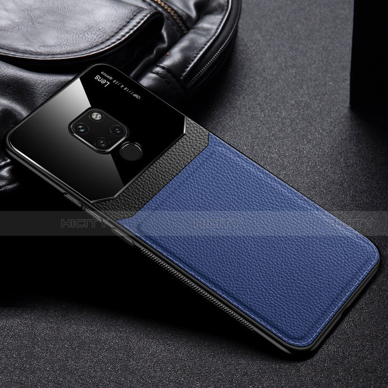 Custodia Silicone Ultra Sottile Morbida 360 Gradi Cover C01 per Huawei Mate 20 X 5G Blu