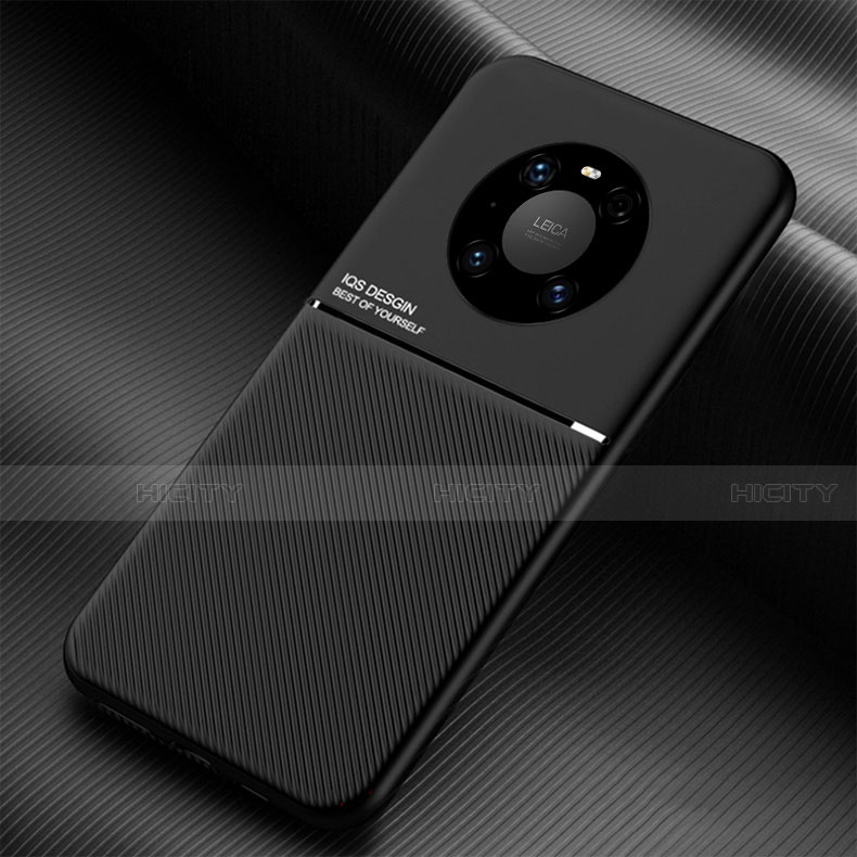 Custodia Silicone Ultra Sottile Morbida 360 Gradi Cover C01 per Huawei Mate 40 Pro Nero