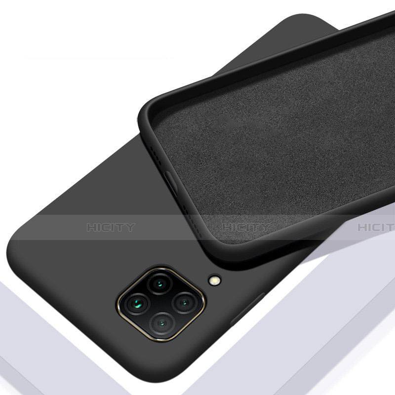 Custodia Silicone Ultra Sottile Morbida 360 Gradi Cover C01 per Huawei Nova 7i Nero