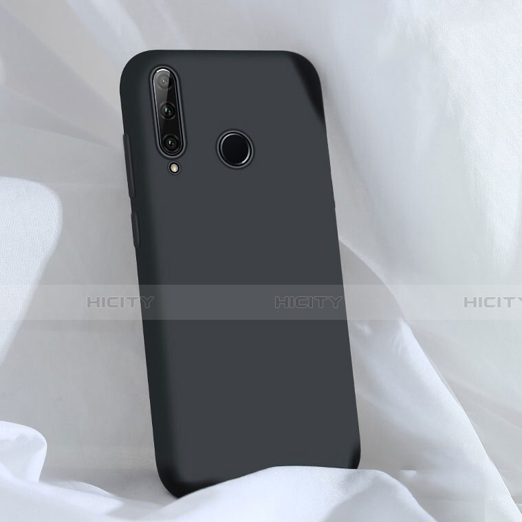 Custodia Silicone Ultra Sottile Morbida 360 Gradi Cover C01 per Huawei P Smart+ Plus (2019) Nero