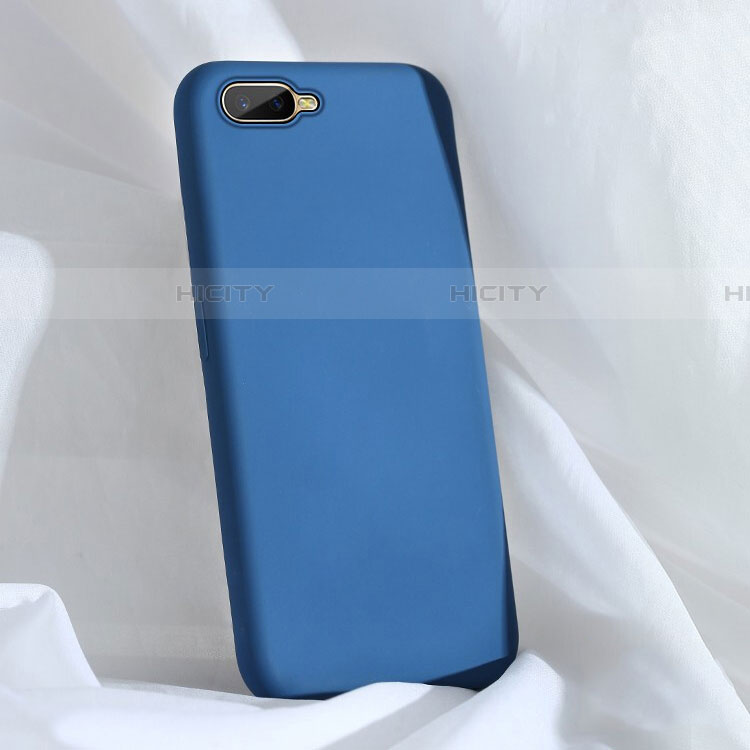 Custodia Silicone Ultra Sottile Morbida 360 Gradi Cover C01 per Oppo RX17 Neo Blu