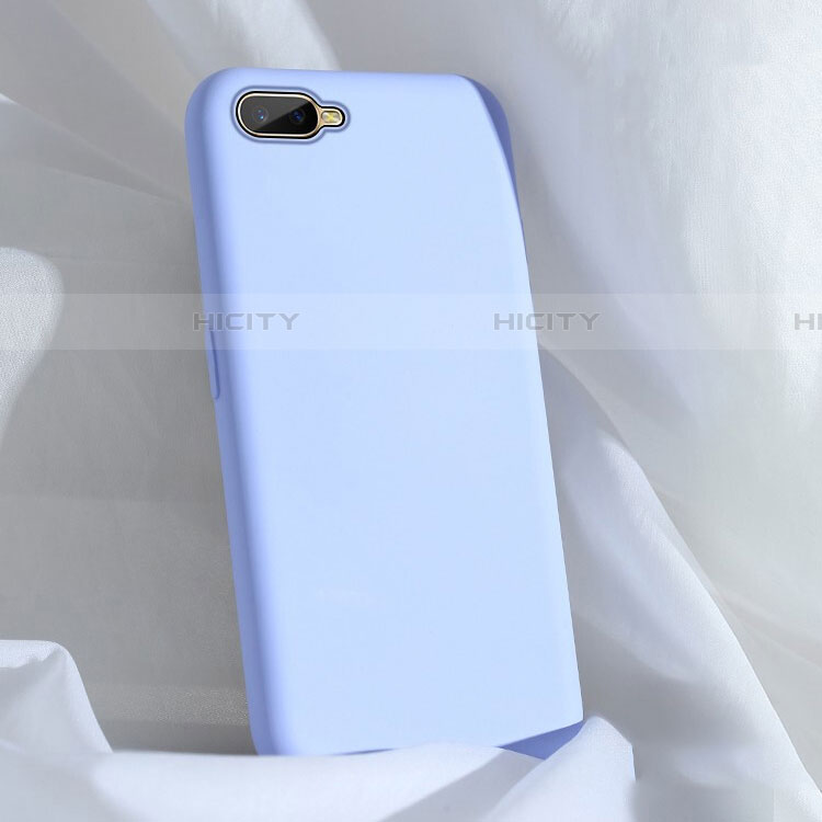 Custodia Silicone Ultra Sottile Morbida 360 Gradi Cover C01 per Oppo RX17 Neo Cielo Blu