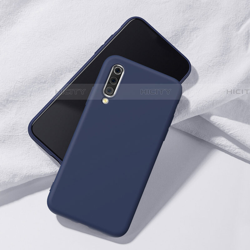 Custodia Silicone Ultra Sottile Morbida 360 Gradi Cover C01 per Samsung Galaxy A90 5G Blu