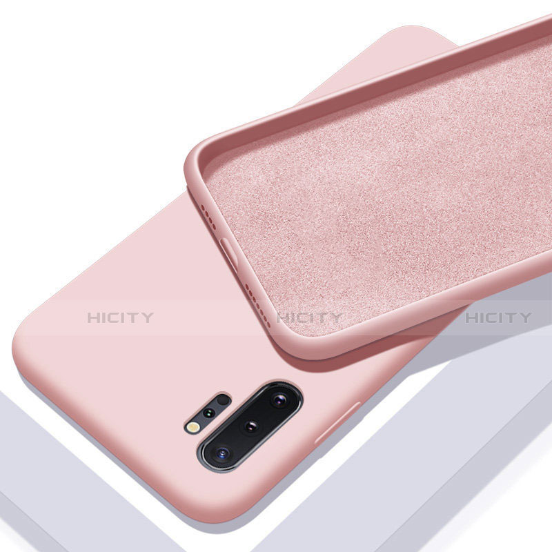 Custodia Silicone Ultra Sottile Morbida 360 Gradi Cover C01 per Samsung Galaxy Note 10 Plus Rosa