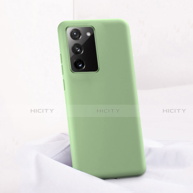 Custodia Silicone Ultra Sottile Morbida 360 Gradi Cover C01 per Samsung Galaxy Note 20 5G Verde