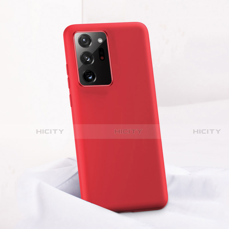 Custodia Silicone Ultra Sottile Morbida 360 Gradi Cover C01 per Samsung Galaxy Note 20 Ultra 5G Rosso