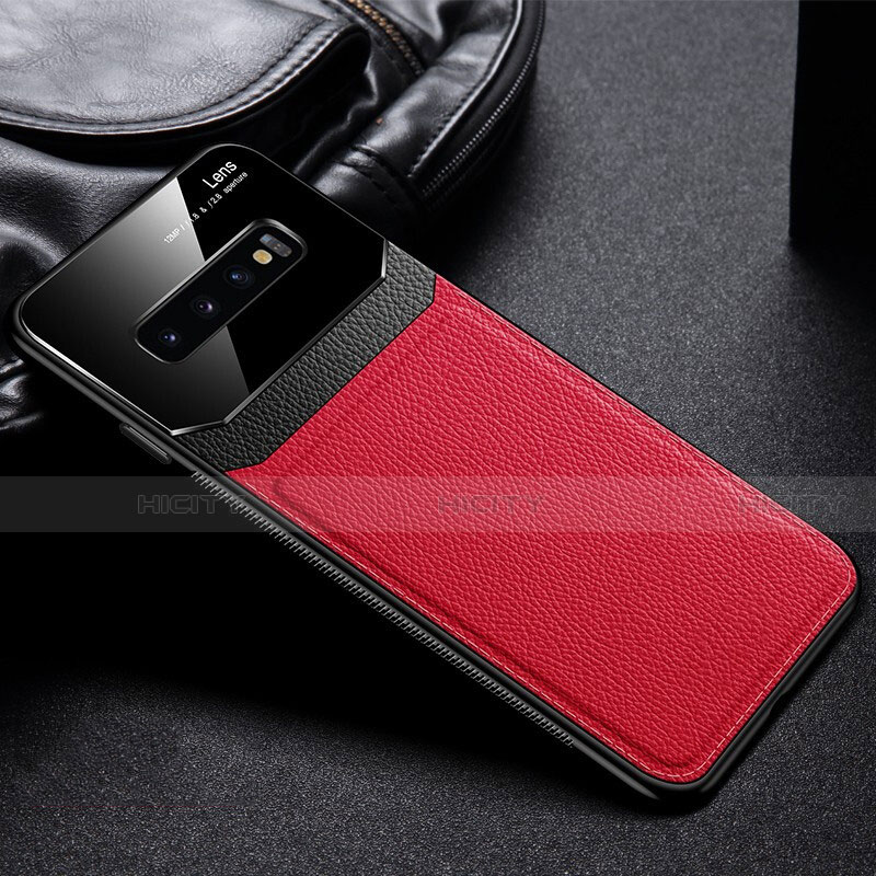 Custodia Silicone Ultra Sottile Morbida 360 Gradi Cover C01 per Samsung Galaxy S10 5G Rosso