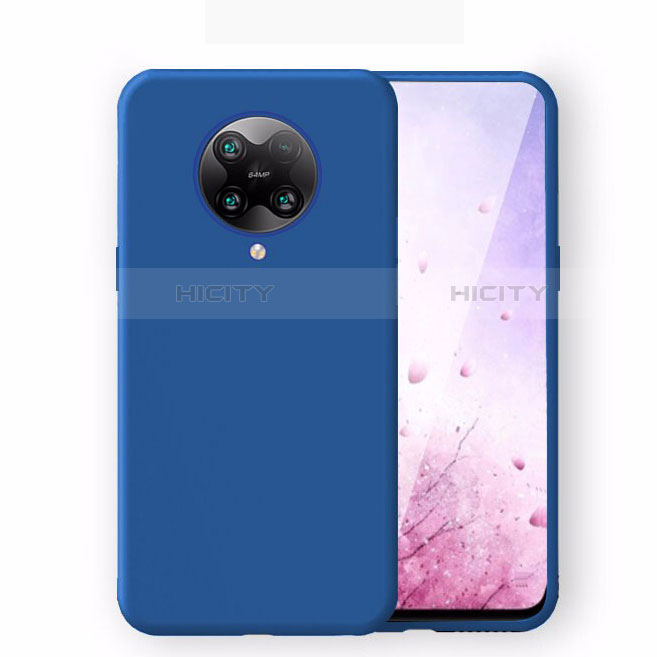 Custodia Silicone Ultra Sottile Morbida 360 Gradi Cover C01 per Xiaomi Poco F2 Pro Blu