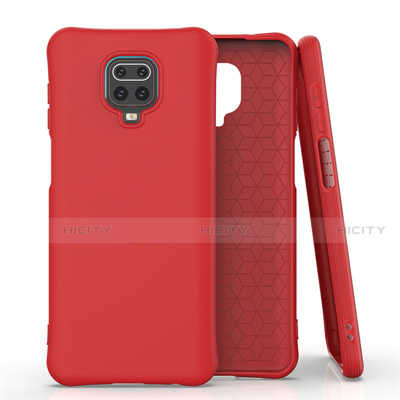 Custodia Silicone Ultra Sottile Morbida 360 Gradi Cover C01 per Xiaomi Poco M2 Pro Rosso