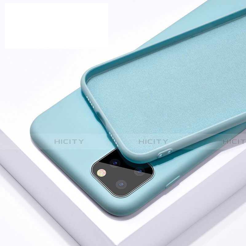 Custodia Silicone Ultra Sottile Morbida 360 Gradi Cover C02 per Apple iPhone 11 Pro Cielo Blu