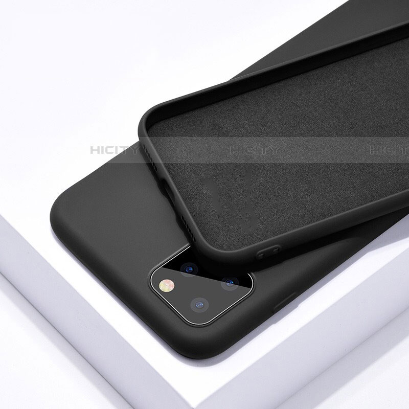 Custodia Silicone Ultra Sottile Morbida 360 Gradi Cover C02 per Apple iPhone 11 Pro Max Nero