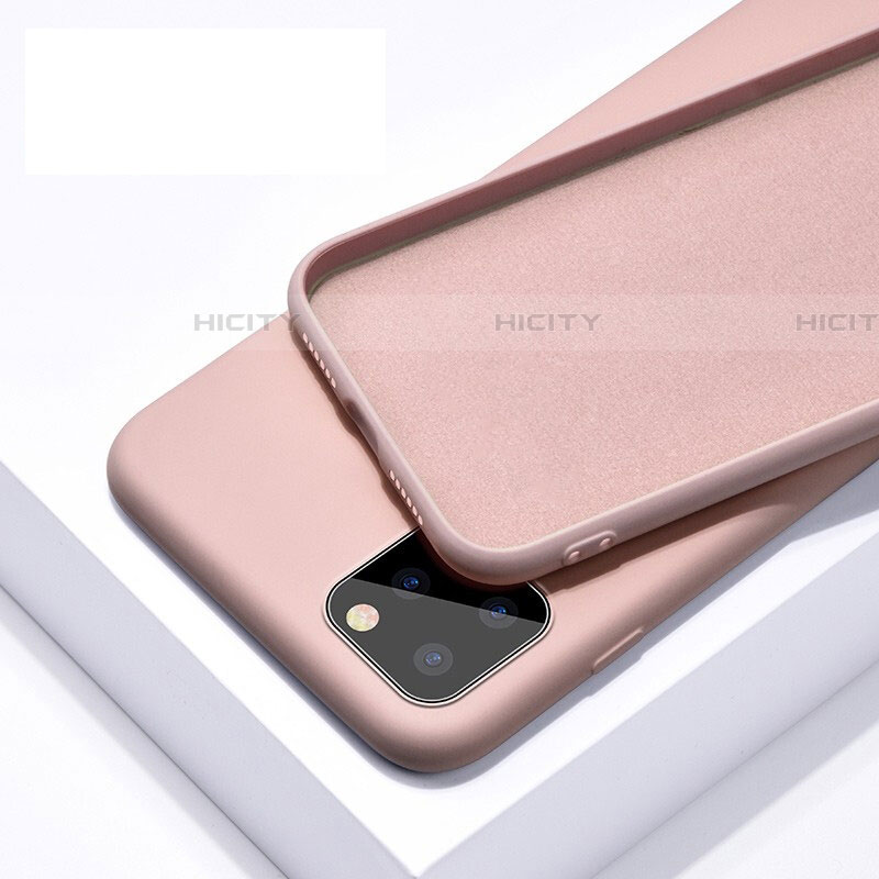 Custodia Silicone Ultra Sottile Morbida 360 Gradi Cover C02 per Apple iPhone 11 Pro Max Rosa
