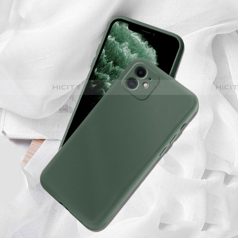 Custodia Silicone Ultra Sottile Morbida 360 Gradi Cover C02 per Apple iPhone 11 Verde