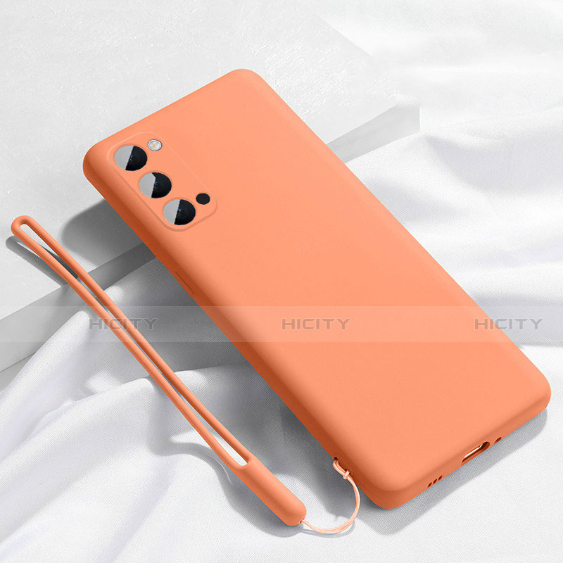 Custodia Silicone Ultra Sottile Morbida 360 Gradi Cover C02 per Oppo Reno4 5G