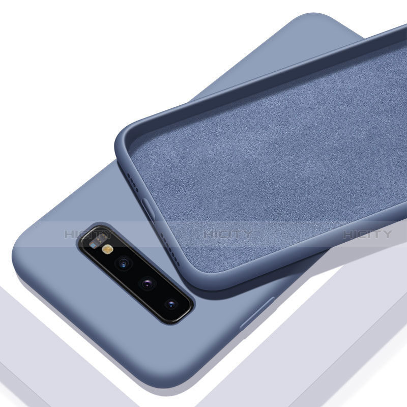 Custodia Silicone Ultra Sottile Morbida 360 Gradi Cover C02 per Samsung Galaxy S10 Plus Viola