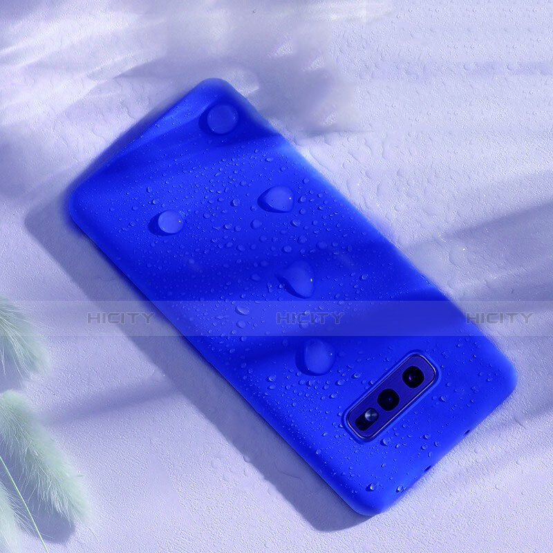 Custodia Silicone Ultra Sottile Morbida 360 Gradi Cover C02 per Samsung Galaxy S10e Blu
