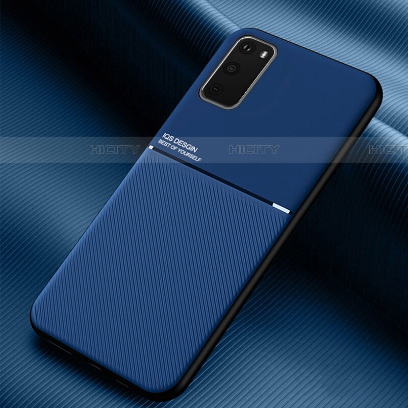 Custodia Silicone Ultra Sottile Morbida 360 Gradi Cover C02 per Samsung Galaxy S20 5G Blu