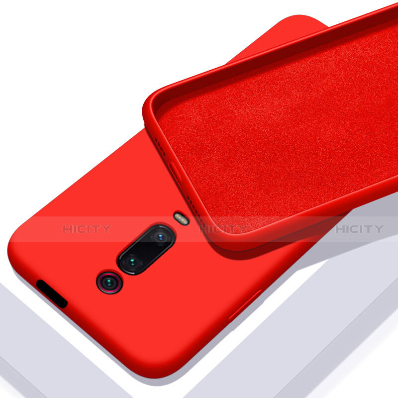 Custodia Silicone Ultra Sottile Morbida 360 Gradi Cover C02 per Xiaomi Mi 9T Pro Rosso
