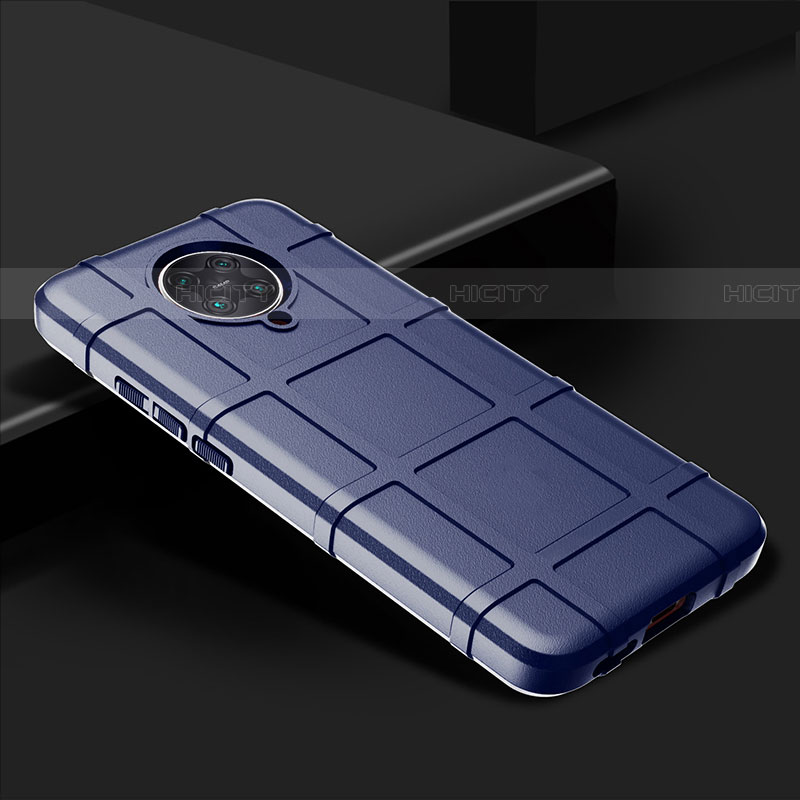 Custodia Silicone Ultra Sottile Morbida 360 Gradi Cover C02 per Xiaomi Poco F2 Pro Blu