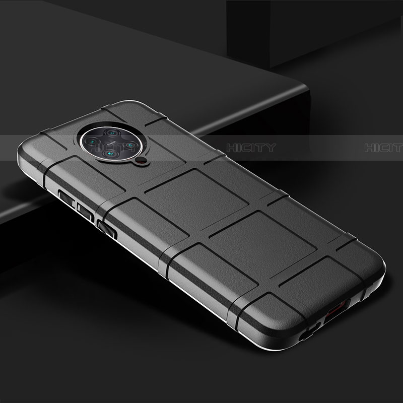 Custodia Silicone Ultra Sottile Morbida 360 Gradi Cover C02 per Xiaomi Poco F2 Pro Nero
