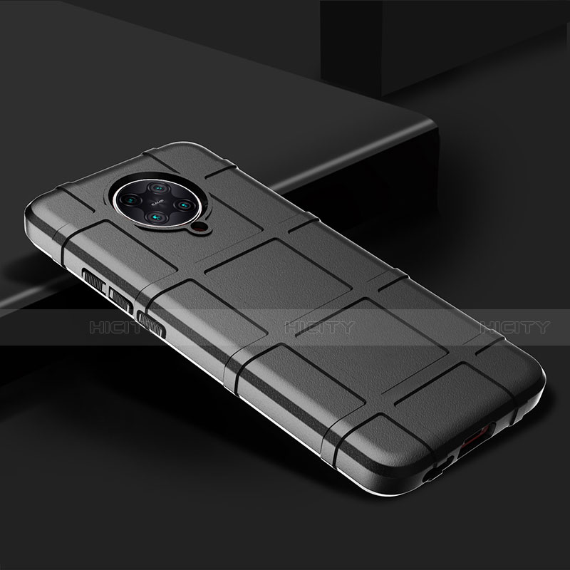 Custodia Silicone Ultra Sottile Morbida 360 Gradi Cover C02 per Xiaomi Redmi K30 Pro Zoom Nero