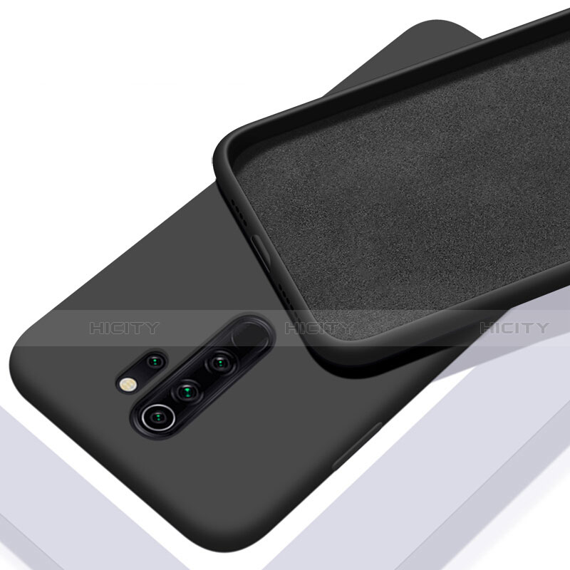 Custodia Silicone Ultra Sottile Morbida 360 Gradi Cover C02 per Xiaomi Redmi Note 8 Pro Nero