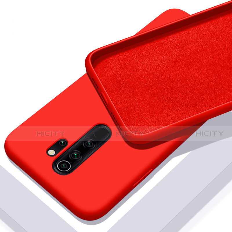 Custodia Silicone Ultra Sottile Morbida 360 Gradi Cover C02 per Xiaomi Redmi Note 8 Pro Rosso