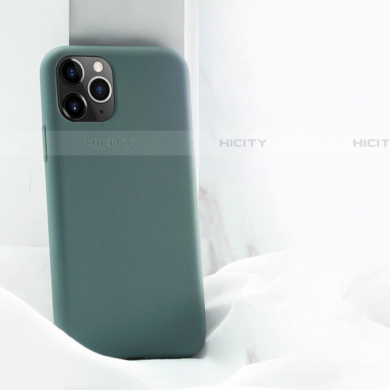 Custodia Silicone Ultra Sottile Morbida 360 Gradi Cover C03 per Apple iPhone 11 Pro Max Grigio