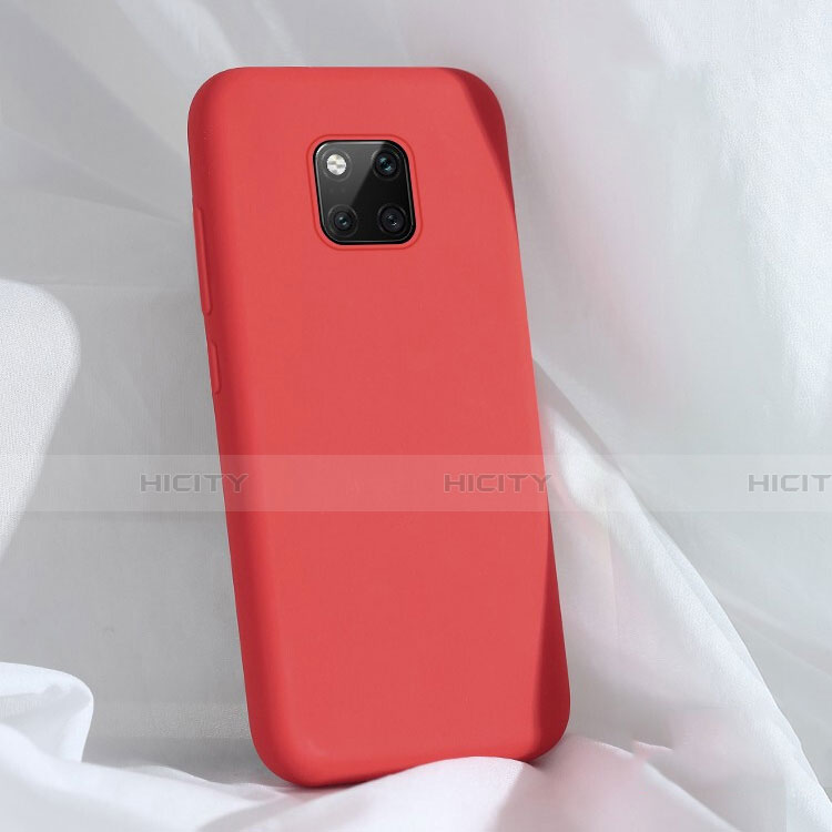 Custodia Silicone Ultra Sottile Morbida 360 Gradi Cover C03 per Huawei Mate 20 Pro Rosso