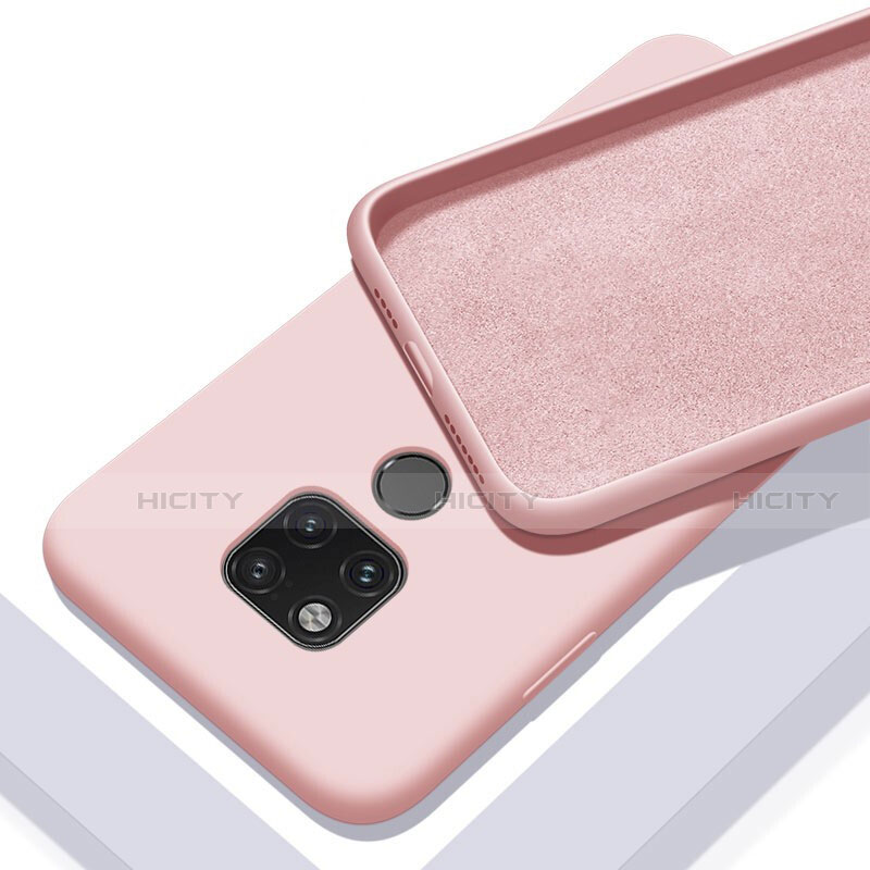 Custodia Silicone Ultra Sottile Morbida 360 Gradi Cover C03 per Huawei Mate 20 X 5G Rosa