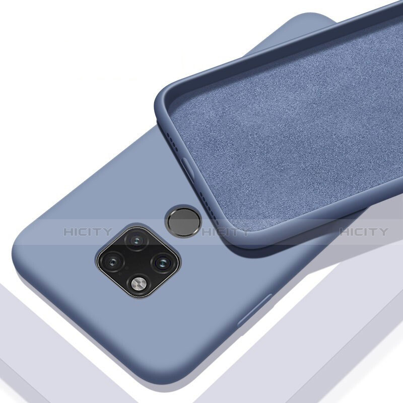 Custodia Silicone Ultra Sottile Morbida 360 Gradi Cover C03 per Huawei Mate 20 X 5G Viola