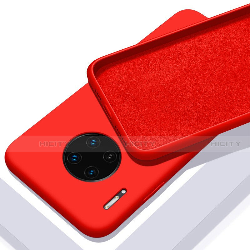 Custodia Silicone Ultra Sottile Morbida 360 Gradi Cover C03 per Huawei Mate 30 Pro 5G Rosso