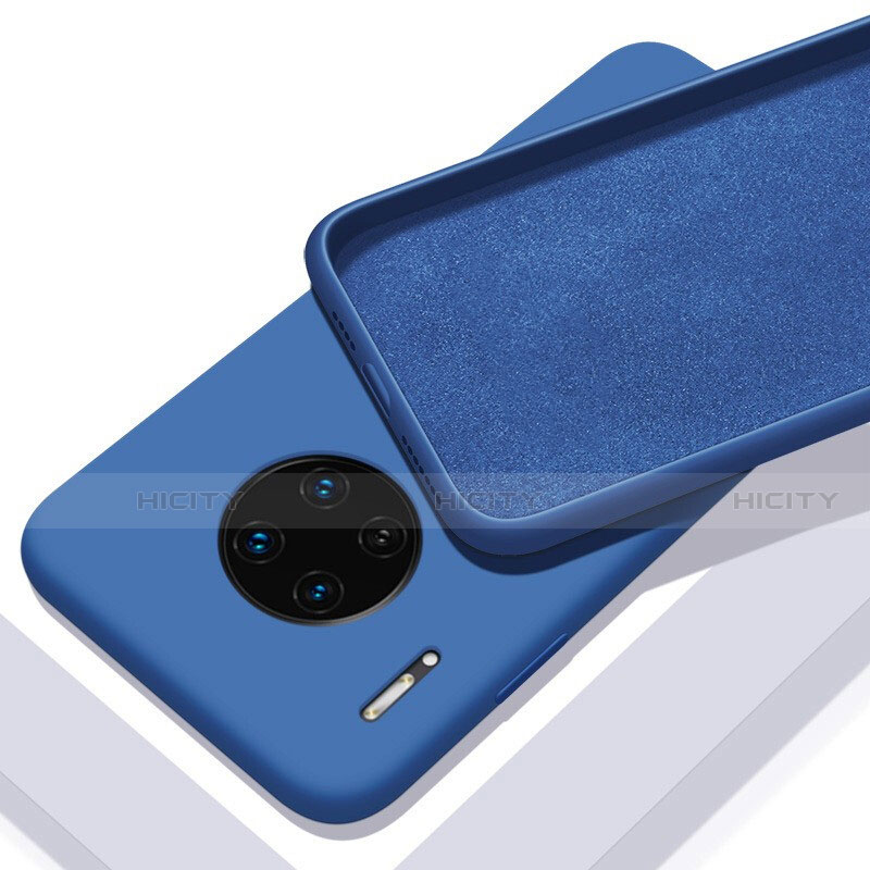 Custodia Silicone Ultra Sottile Morbida 360 Gradi Cover C03 per Huawei Mate 30 Pro Blu