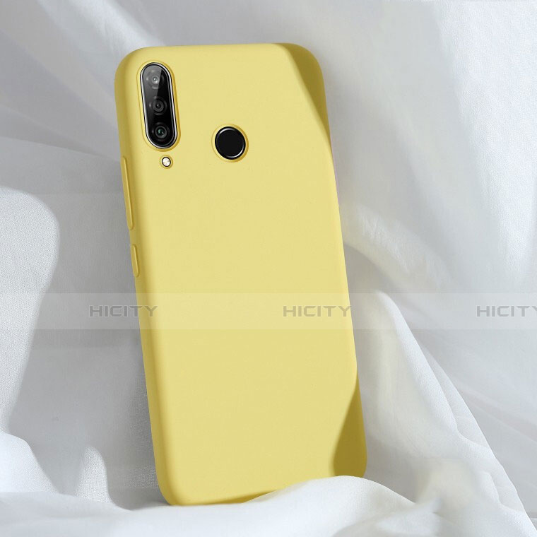 Custodia Silicone Ultra Sottile Morbida 360 Gradi Cover C03 per Huawei Nova 4e Giallo