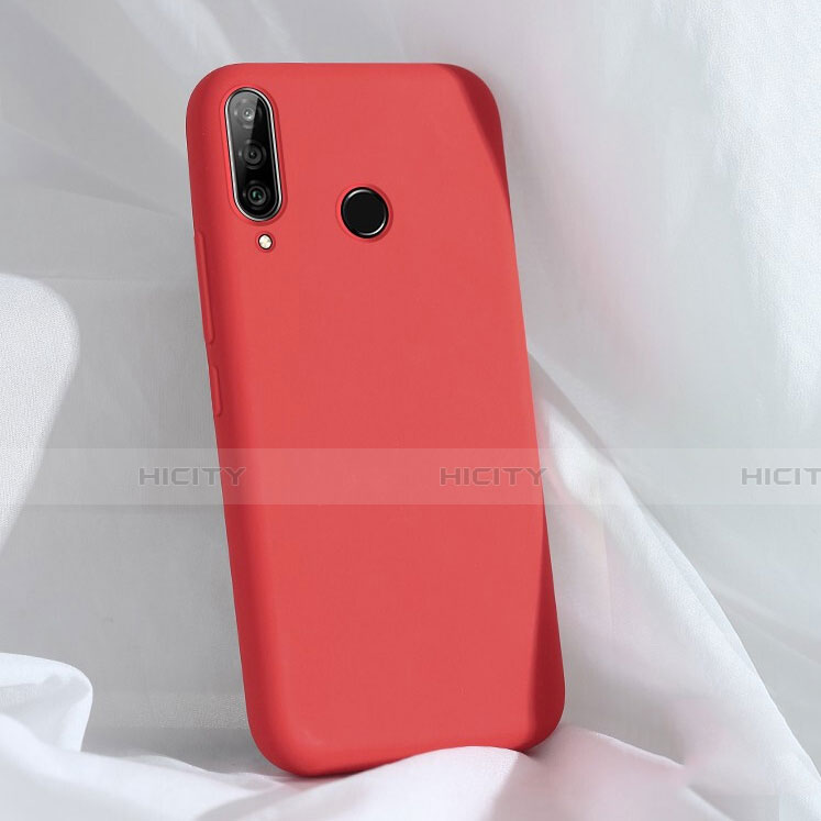 Custodia Silicone Ultra Sottile Morbida 360 Gradi Cover C03 per Huawei Nova 4e Rosso