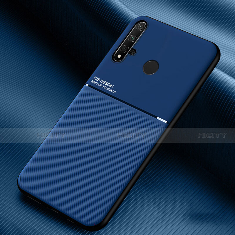 Custodia Silicone Ultra Sottile Morbida 360 Gradi Cover C03 per Huawei P20 Lite (2019) Blu